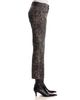 R13 R13 Bf High Rise Straight Jeans in Brown Snake Jacquard - 4