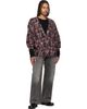 R13 R13 Black & Red Printed Oversized Cardigan - 5