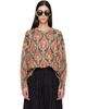 R13 R13 Black & Red Printed Oversized Sweater - 1