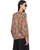 R13 R13 Black & Red Printed Oversized Sweater - 3