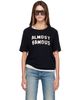 R13 R13 Black 'Almost Famous' Relaxed T-shirt - 1