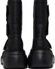 R13 R13 Black Chunky Racing Boots - 2