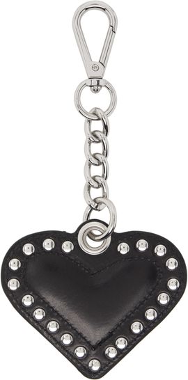 R13 R13 Black Heart Keychain