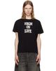 R13 R13 Black 'High On Life' Boy T-shirt - 1