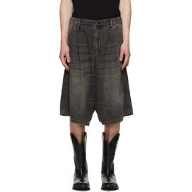R13 R13 Black Jesse Carpenter Denim Shorts