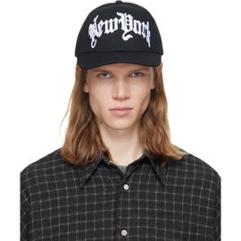 R13 R13 Black 'New York' Baseball Cap