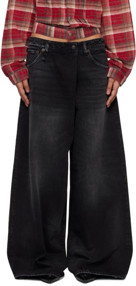 R13 R13 Black Nico Wrap Jeans