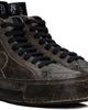 R13 R13 Black Rogue Distressed Sneakers - 4