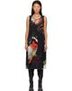 R13 R13 Black Sleeveless Midi Dress - 1