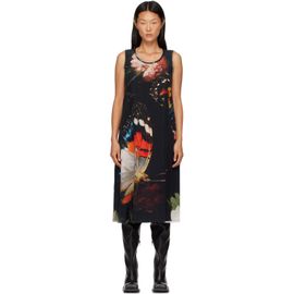 R13 R13 Black Sleeveless Midi Dress