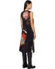 R13 R13 Black Sleeveless Midi Dress - 3