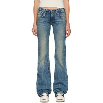R13 R13 Blue Flare Boy Jeans