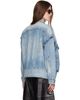 R13 R13 Blue Roxy Moto Denim Jacket - 3