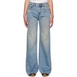 R13 R13 Blue Straight Jeans
