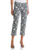R13 R13 Boy Cropped Straight Jeans in Dark Blue Floral - 1