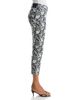 R13 R13 Boy Cropped Straight Jeans in Dark Blue Floral - 4