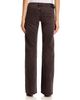 R13 R13 Boy Low Rise Flare Jeans in Worn Chocolate Brown Stretch - 3