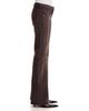R13 R13 Boy Low Rise Flare Jeans in Worn Chocolate Brown Stretch - 4