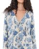 R13 R13 Boyfriend Cardigan Blue Floral - 1