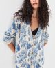 R13 R13 Boyfriend Cardigan Blue Floral - 2