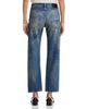R13 R13 Boyfriend High Rise Ankle Jeans in Bowery Indigo - 2