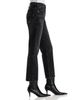 R13 R13 Boyfriend High Rise Straight Jeans in Brixton Black - 4