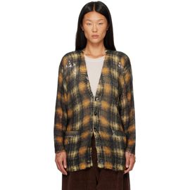 R13 R13 Brown & Black Oversized Cardigan