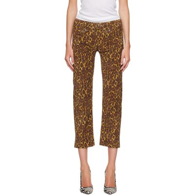 R13 R13 Brown Boy Straight Jeans