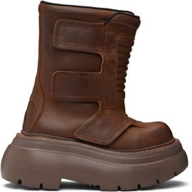 R13 R13 Brown Chunky Racing Boots