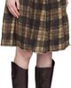 R13 R13 Brown Knee-Length Kilt Reversible Midi Skirt - 2
