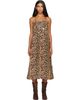 R13 R13 Brown Relaxed Strappy Midi Dress - 1