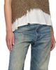 R13 R13 Brown Wool Boyfriend Cable Sweater Vest - 4