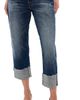 R13 R13 Cuffed X-Bf Jeans Caslon Selvedge Blue - 1