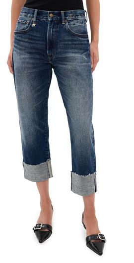 R13 R13 Cuffed X-Bf Jeans Caslon Selvedge Blue
