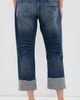 R13 R13 Cuffed X-Bf Jeans Caslon Selvedge Blue - 3