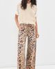 R13 R13 D'arcy Flare Carpenter Pants Vintage Orange Leopard - 5