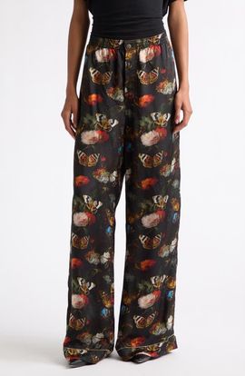 R13 R13 Darcy High Waist Flare Pajama Pants