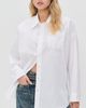 R13 R13 Drop Neck Oxford Shirt White XS - 2