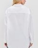 R13 R13 Drop Neck Oxford Shirt White XS - 3