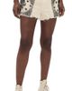 R13 R13 Ex-Boyfriend Shorts Ecru Bandana Applique - 1