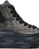R13 R13 Gray & Black Kurt High Top Sneakers - 1
