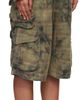 R13 R13 Green & Navy Bermuda Cargo Shorts - 2