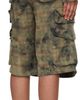 R13 R13 Green & Navy Bermuda Cargo Shorts - 3