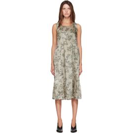 R13 R13 Green Sleeveless Midi Dress