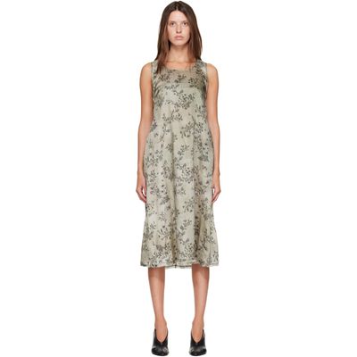 R13 R13 Green Sleeveless Midi Dress