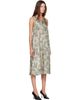 R13 R13 Green Sleeveless Midi Dress - 2