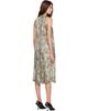 R13 R13 Green Sleeveless Midi Dress - 3