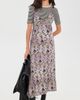 R13 R13 Grunge Slip Dress Purple Floral - 5