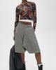 R13 R13 Jumbo Tailored Shorts Black And White Houndstooth - 2