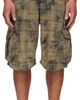 R13 R13 Khaki Bermuda Cargo Shorts - 1